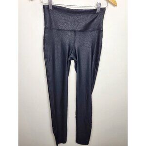 Mono b highwaist foil zig zag mesh leggings. Size small